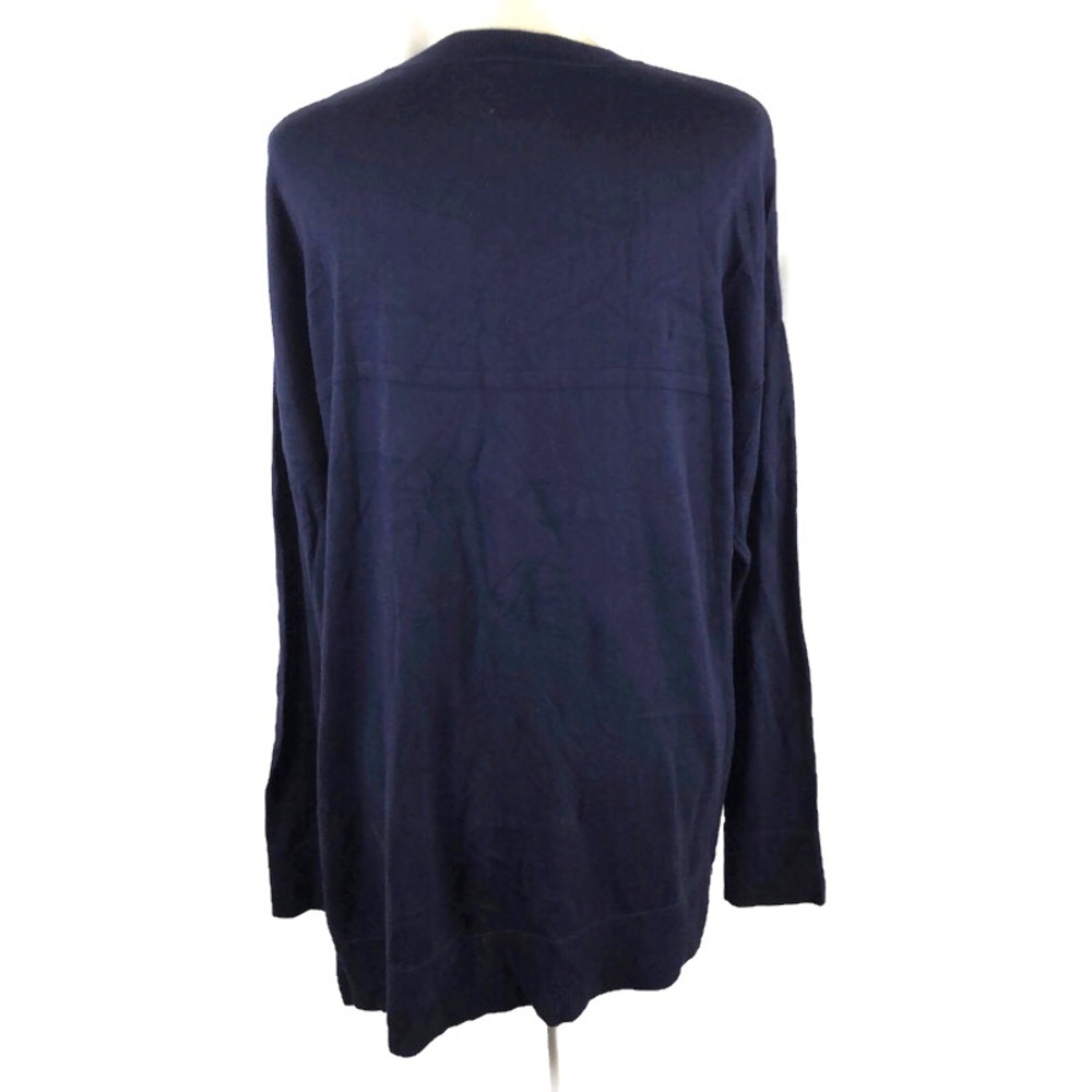 Love Scarlett Navy Asymmetrical Sweater - Picture 5 of 8